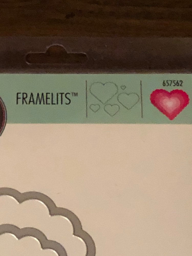 Scallop Hearts, Sizzix Framelits, 5 Piece Dies Set, 657562