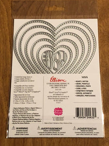 Dotted Hearts, Sizzix Framelits, 9 Pieces Dies Set, By Stephanie Barnard, 562676 For Card Making,