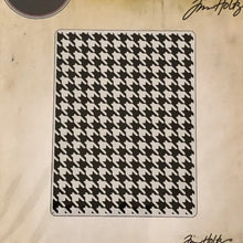 Load image into Gallery viewer, Sizzix Texture Fades, A2 Houndstooth, Embossing Folder, By Tim Holtz, 661201 For Card Making