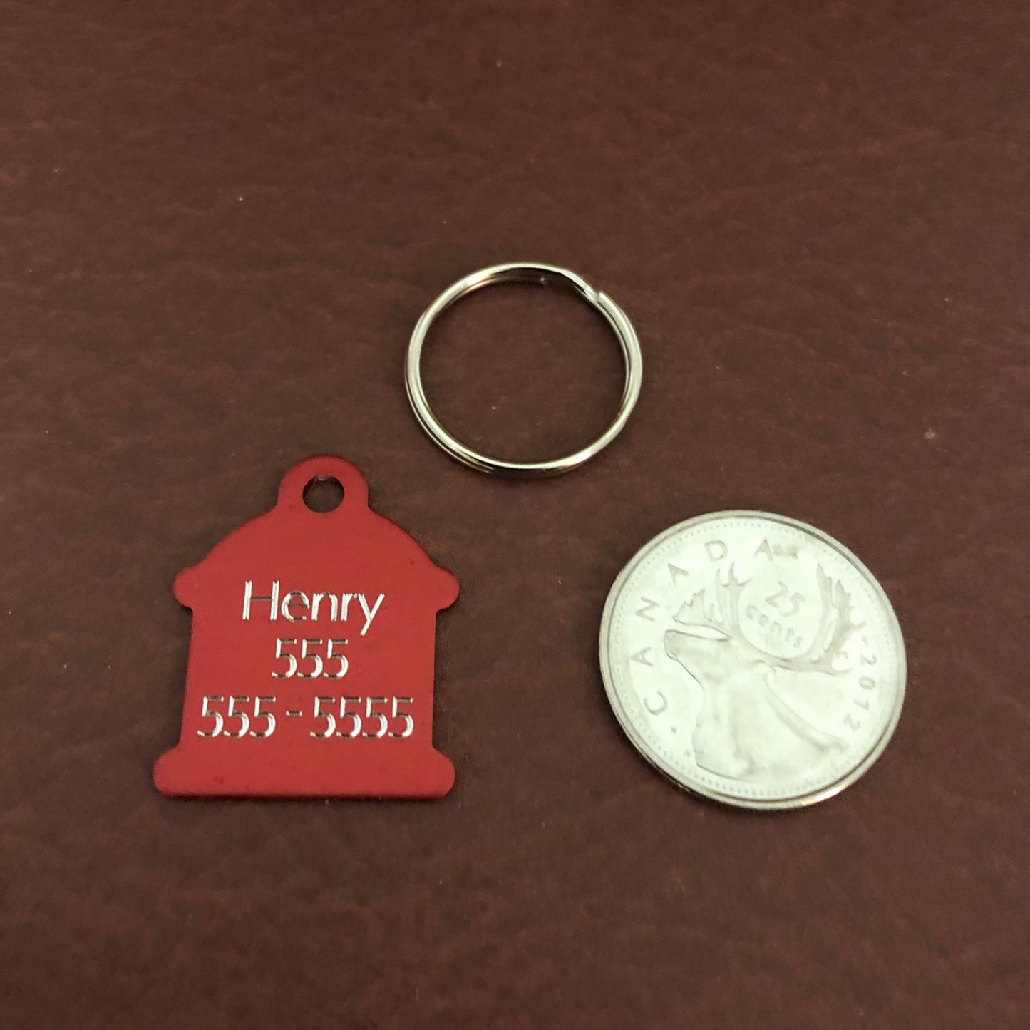 Dog, Small Fire Hydrant, Aluminum Tag, Personalized Diamond Engraved Available, Puppy, Cat Tag, Dog Tag, ID Tags, Pet Tags, CAKPASHYT