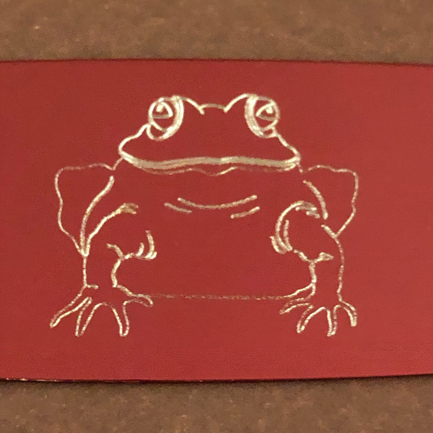 Frog, Aluminum Personalized Luggage Tag, Diamond Engraved, Perfect For Carry-on, Backpacks And Suitcases, CAatAPLT