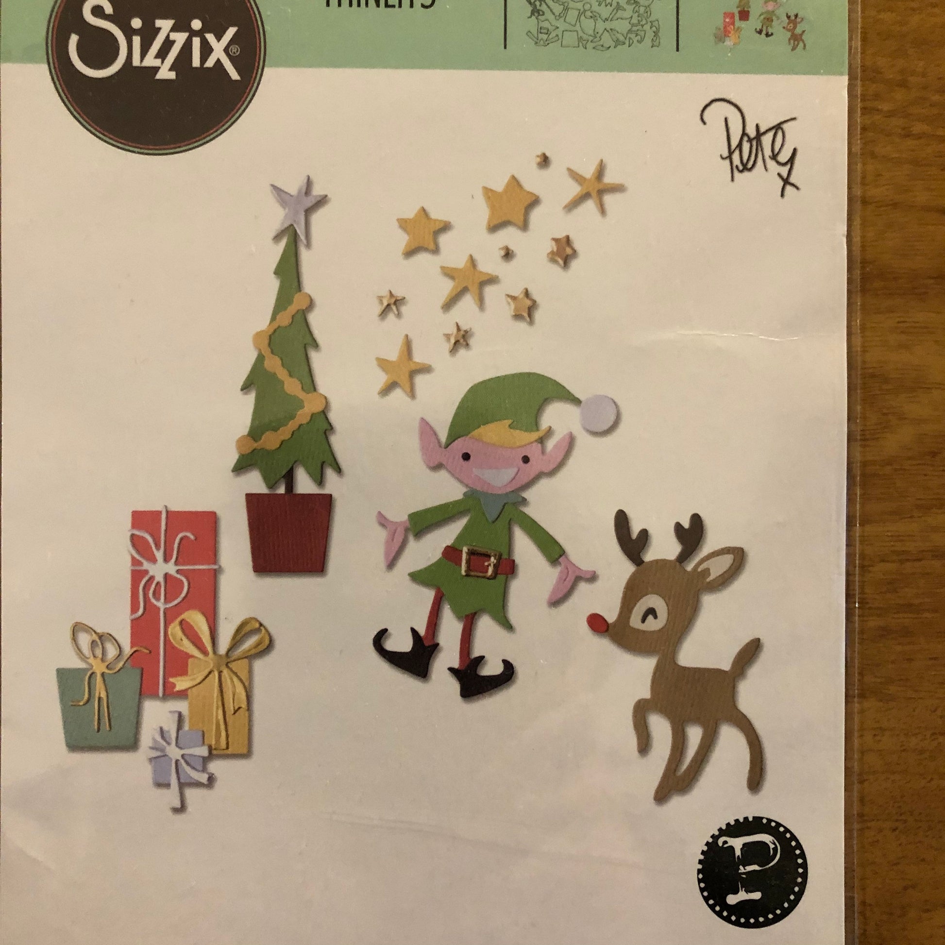 Santa's Workshop Thinlits Sizzix 20 Pieces Dies Set By Pete Hughes 664495