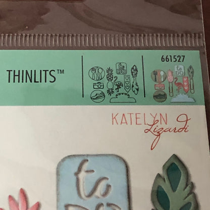 Planner Page Icons #2, Sizzix Thinlits Dies, 9 Piece Dies Set, By Katelyn Lizardi, 661527