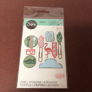 Planner Page Icons #2, Sizzix Thinlits Dies, 9 Piece Dies Set, By Katelyn Lizardi, 661527