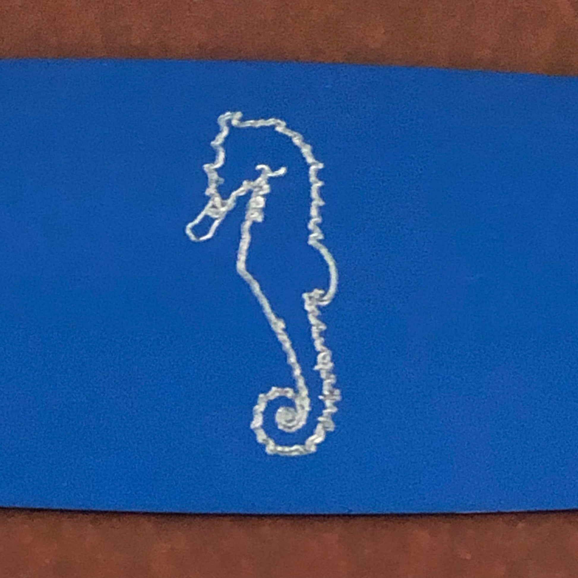 Seahorse, Aluminum Personalized Luggage Tag, Diamond Engraved, Perfect For Carry-on, Backpack, Suitcases, CApsPLT