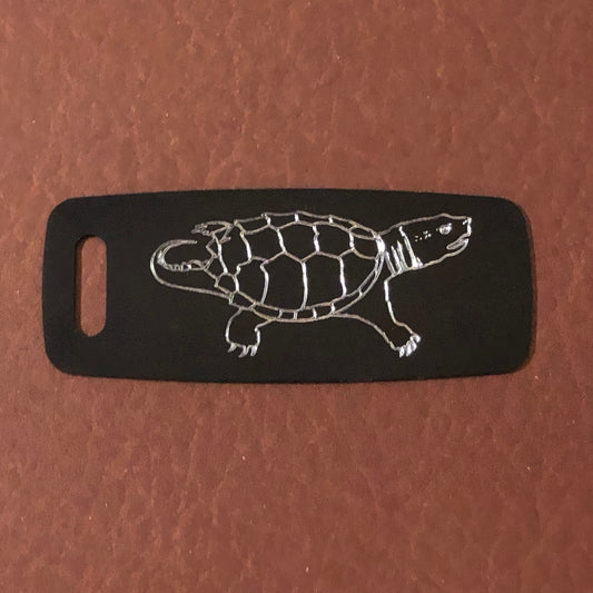 Turtle, Tortoise, Aluminum Personalized Luggage Tag, Diamond Engraved, Perfect For Carry-on, Backpacks And Suitcases, CAEXAPLT