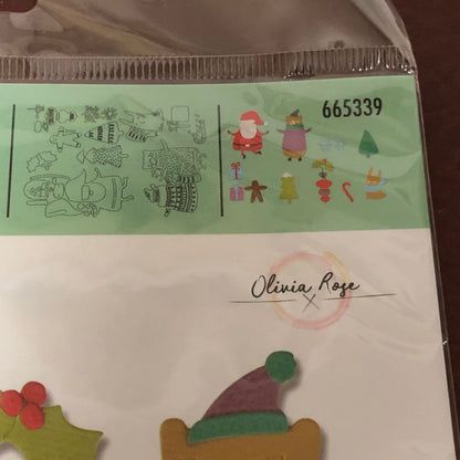 Doodle Christmas Thinlits Sizzix 11 Pieces Dies Set By Olivia Rose 665339