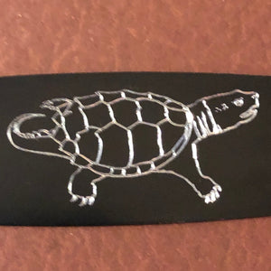 Turtle, Tortoise, Aluminum Personalized Luggage Tag, Diamond Engraved, Perfect For Carry-on, Backpacks And Suitcases, CAEXAPLT