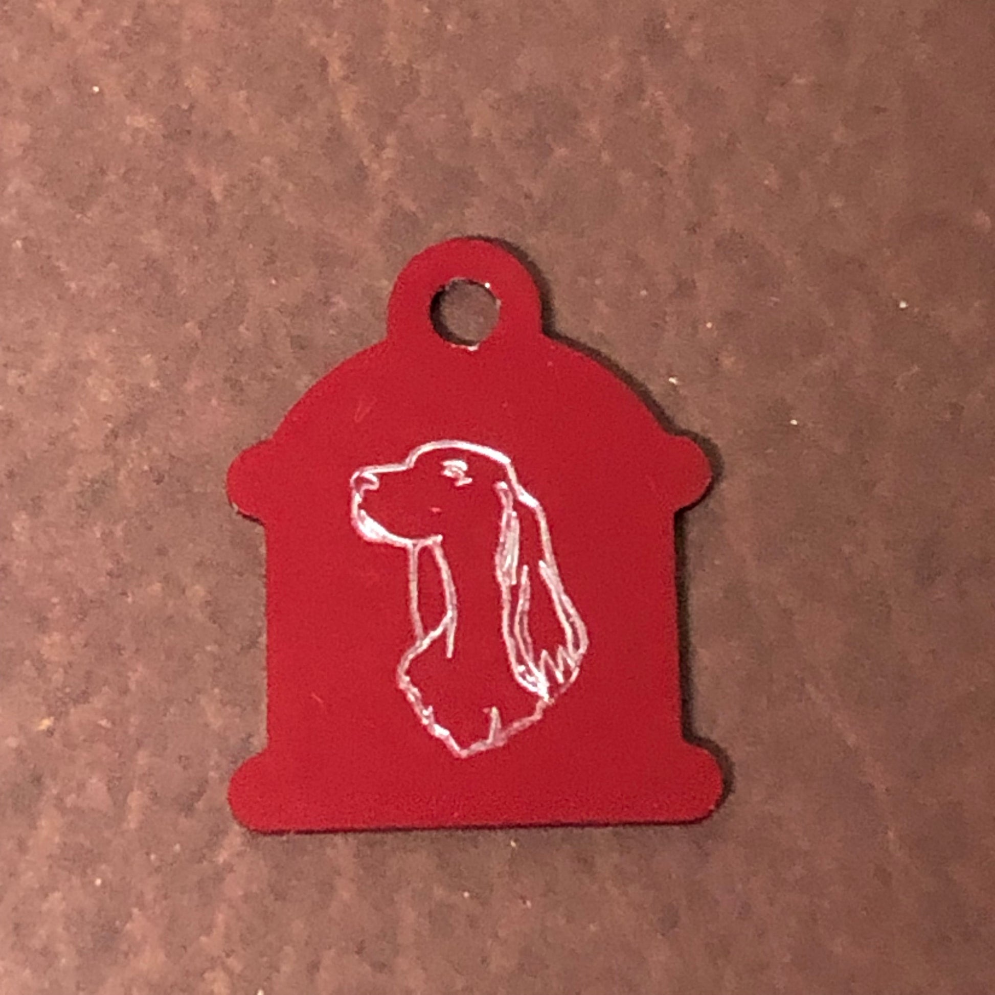 Dog, Small Fire Hydrant, Aluminum Tag, Personalized Diamond Engraved Available, Puppy, Cat Tag, Dog Tag, ID Tags, Pet Tags, CAKPASHYT