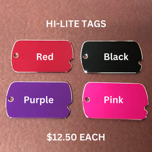 I Have Diabetes, Personalized Aluminum ID Tag, Diamond Engraved, Perfect For Diabetic Carry-on, Backpacks, Bag, Key Chain, IHDPAMIT