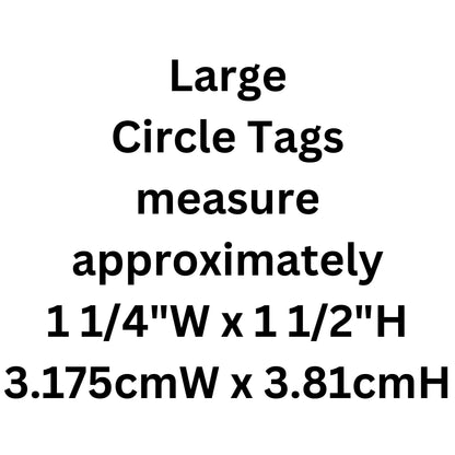 I Have Diabetes, Medical Alert Large Circle, Personalized Aluminum Tag, Diamond Engraved, Personal ID Tag Keychain For Daibetics