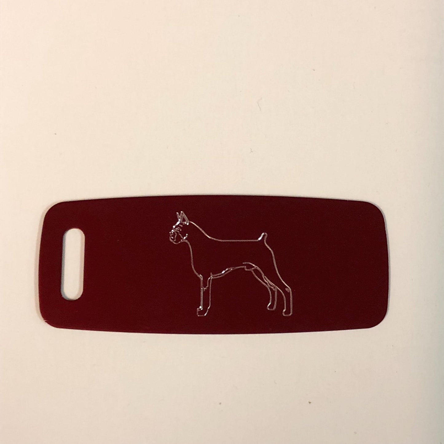 Dog, Aluminum Personalized Luggage Tag, Diamond Engraved, Perfect For Carry-on, For Backpacks, Suitcases, CAbAPLT