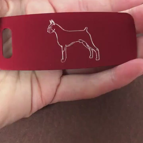 Dog, Aluminum Personalized Luggage Tag, Diamond Engraved, Perfect For Carry-on, For Backpacks, Suitcases, CAAAPLT