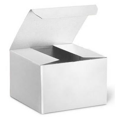 3 x 3 x 2", White Gloss Gift Boxes 1 Box of 100