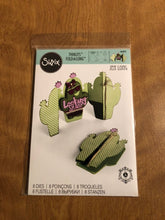 Load image into Gallery viewer, Cactus Fold-A-Longs Card Sizzix Thinlits By Jen Long 661873