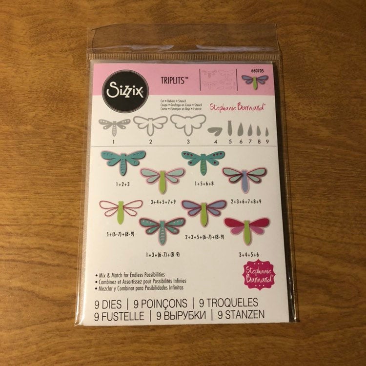 Sizzix Triplits Dragonflies By Stephanie Barnard 660705