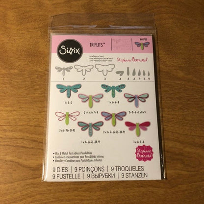 Sizzix Triplits Dragonflies By Stephanie Barnard 660705