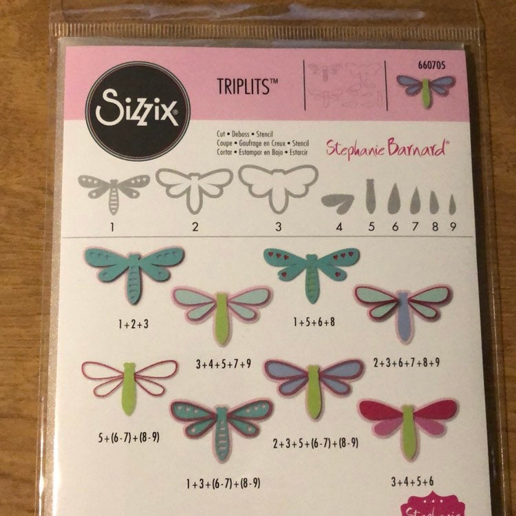 Sizzix Triplits Dragonflies By Stephanie Barnard 660705