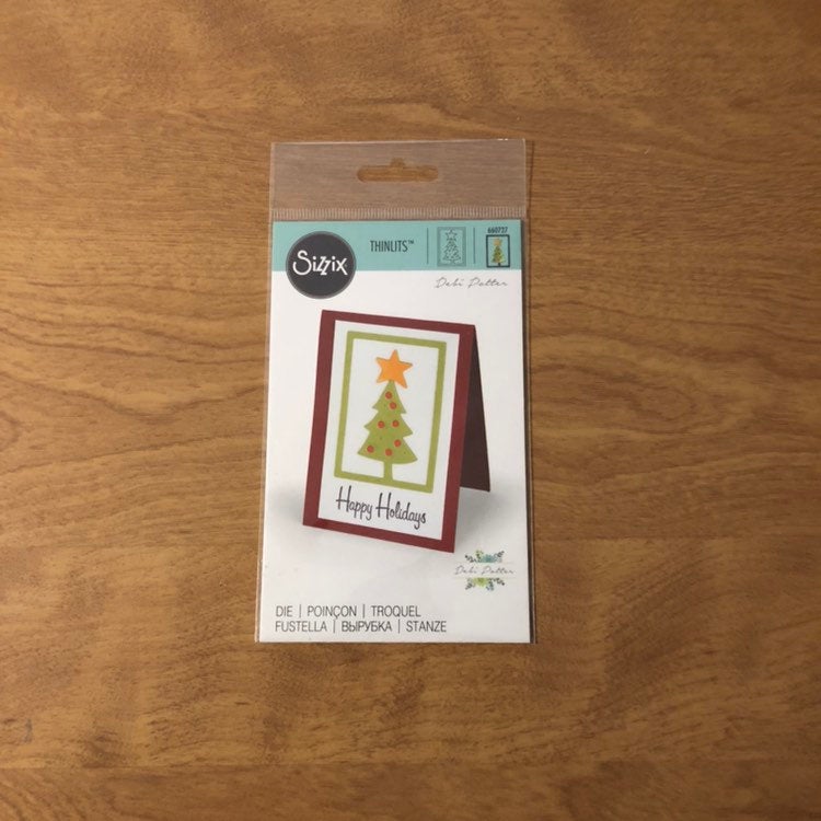 Christmas Tree Sizzix Thinlits Die By Debi Potter 660727