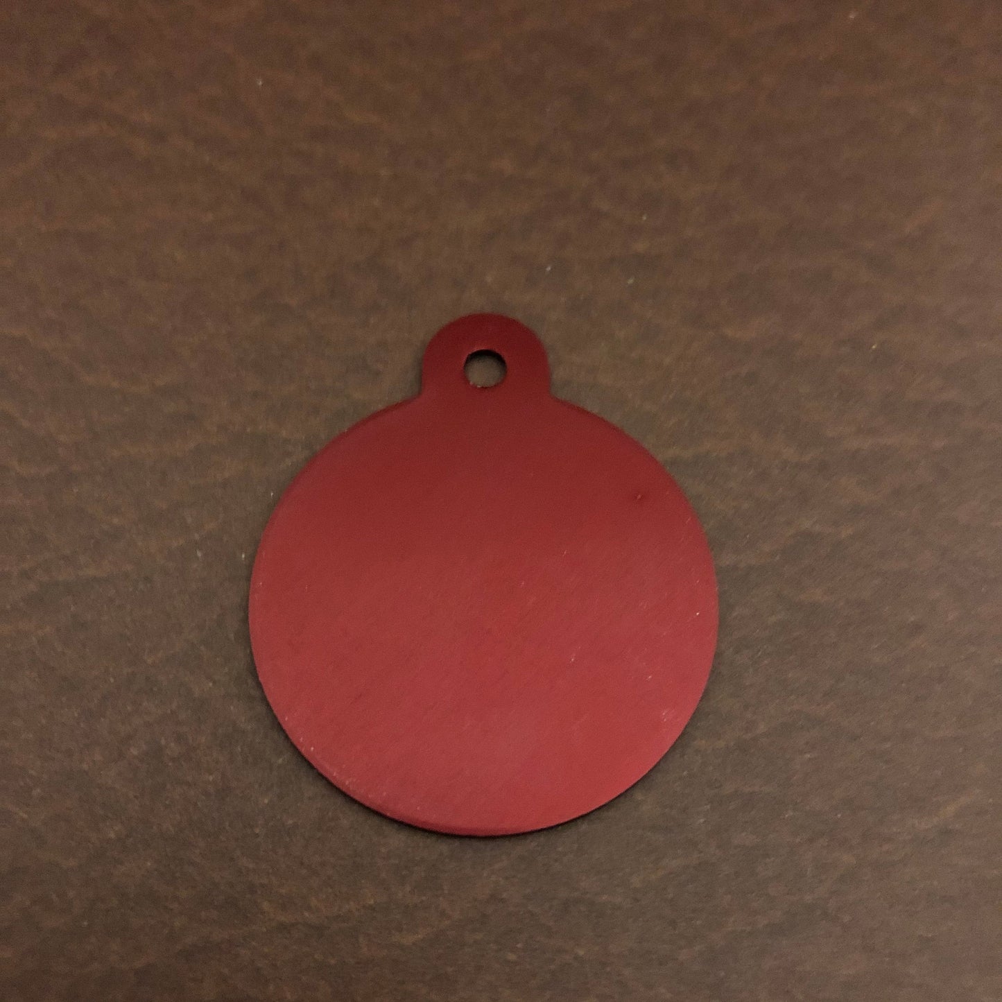 Diabetic Alert Dog Service Dog, Dog Cross Large Circle Aluminum Tag