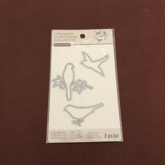 Recollections Dies , Bird Cutting Template, Dies 3 Pieces