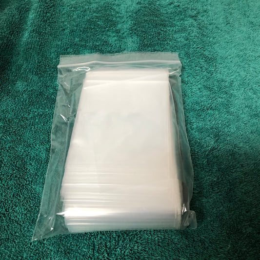 3 x 4" 2 Mil reclosable bags 100 bags per pack