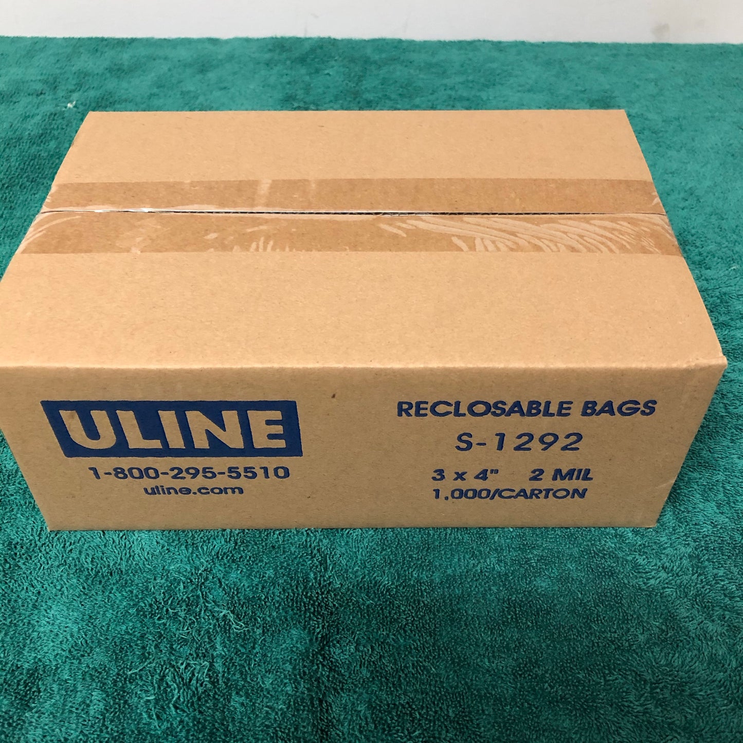 3 x 4" 2 Mil reclosable bags 1000 bags per box