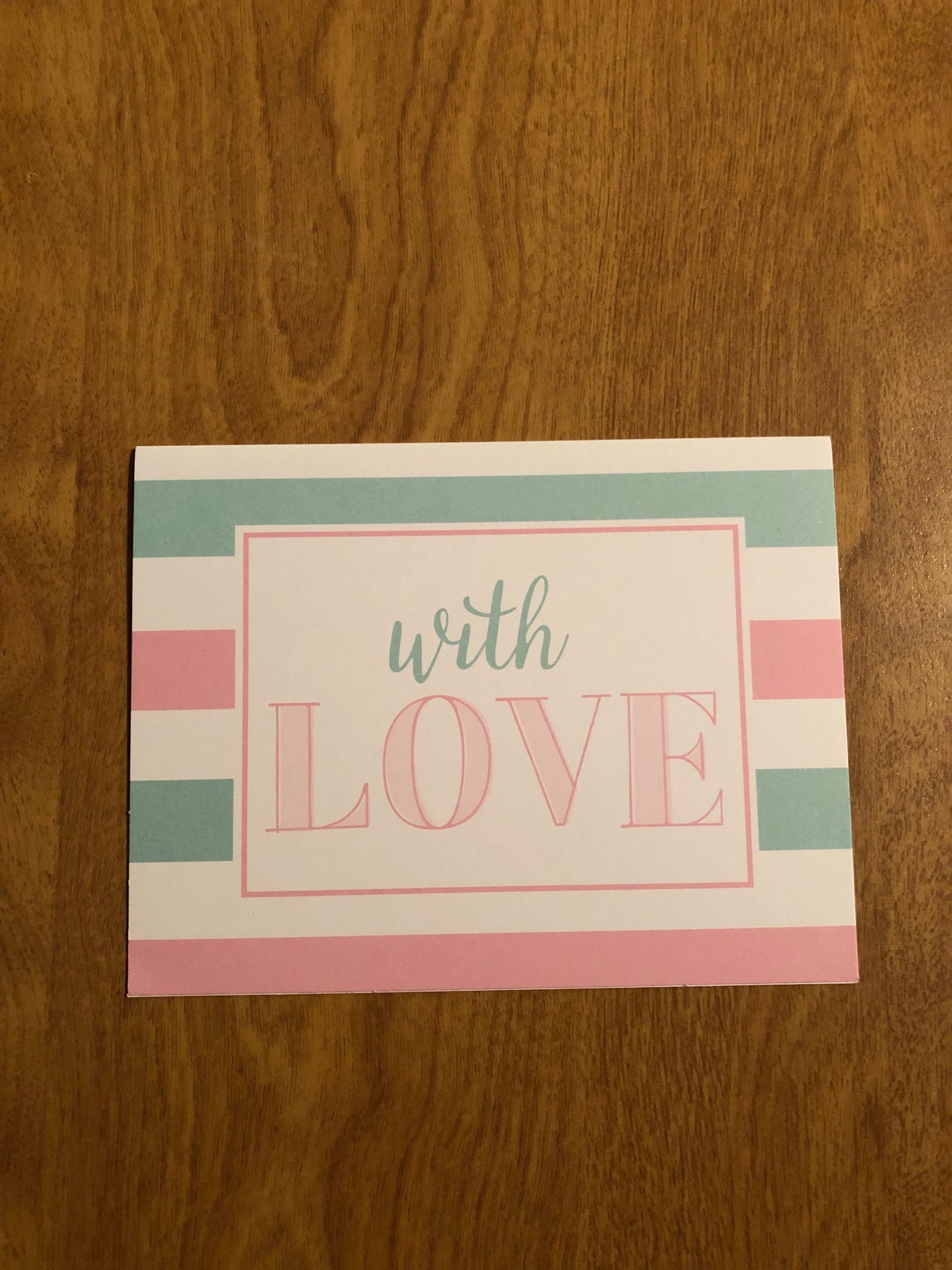 With Love Blank Cards and Envelopes 6 Pack