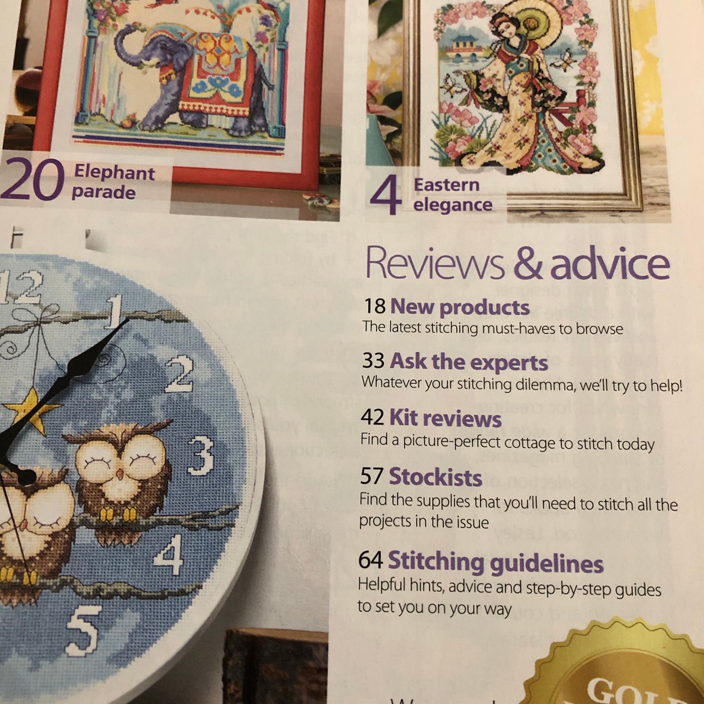 Cross Stitch Gold Magazine Sept/Oct 2017