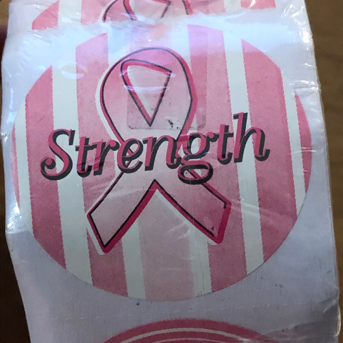 Breast Cancer Awareness Roll of 500 Stickers.