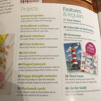 Cross Stitch Gold Magazine Sept/Oct 2017